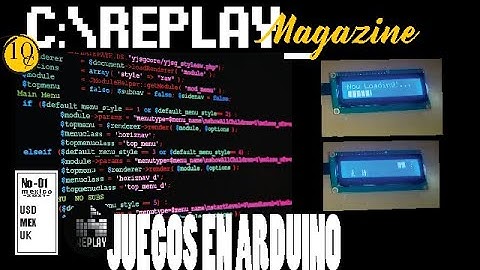 videojuegos en arduino uno