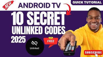 🔐 10 BEST SECRET Unlinked Codes for Android TV in 2025 (All Working)
