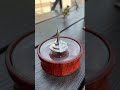 Stainless steel  ruby precision spinning top  spinningtoptom