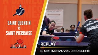 Polina Mikhailova vs Stéphanie LOEUILLETTE | Saint-Quentin - Saint-Pierraise | Finale retour PRO A