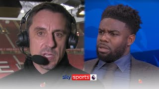 Neville and Micah clash over uncertainty at Man United under Solskjaer 😰😰