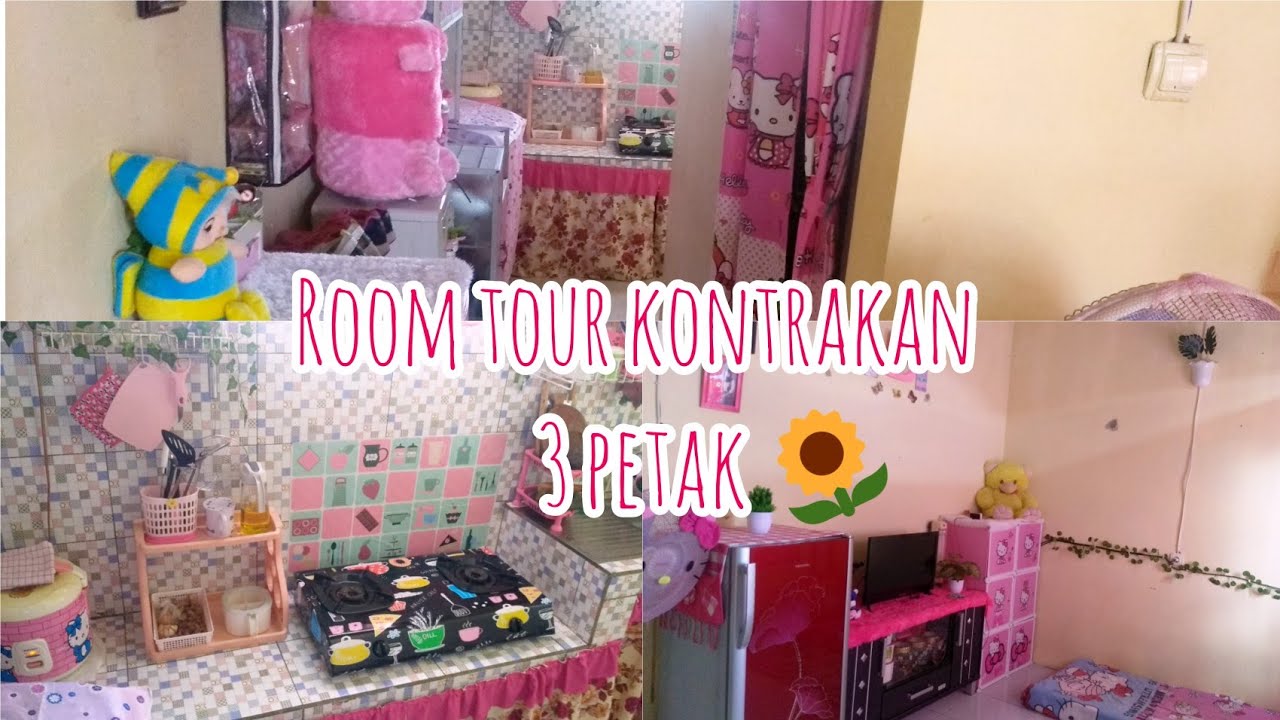 ROOM TOUR KONTRAKAN 3 PETAK / sederhana tapi nyaman #kontrakansederhana #dailyiburumahtangga