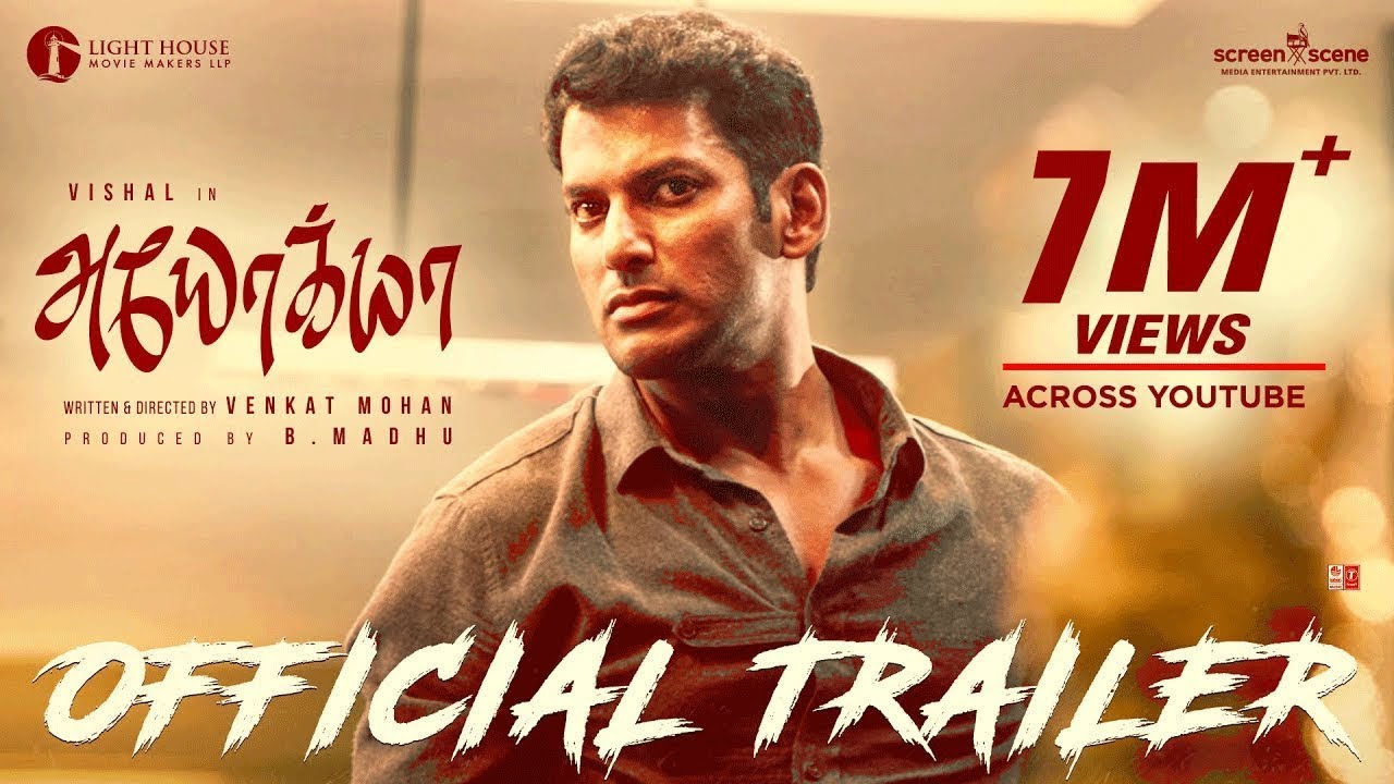 Ayogya Official Trailer  Vishal Raashi Khanna RParthiepan  Venkat Mohan  Sam CS  BMadhu