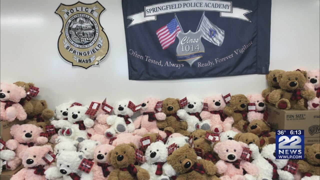 Six Flags donates teddy bears to police for children in Springfield ...