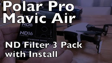 Mavic Air, Polar Pro ND Filters Install