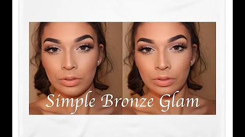 Simple Bronze Glam | Corina Martinez