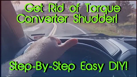 How to Get Rid of Torque Converter Shudder! DIY, Save Money