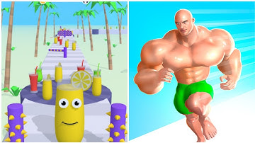 Juice run Muscle Rush - All Level Gameplay Android,iOS - NEW APK UPDATE