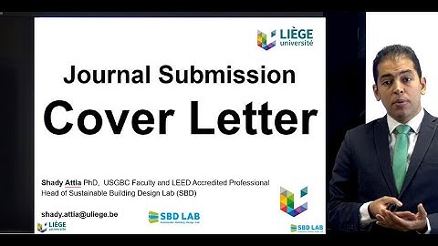 Cover Letter for Journal Submission