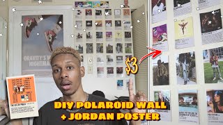 $3 DIY Polaroid Movie Poster / Album Cover Wall   Jordan Door Poster (Etsy & FreePrints)