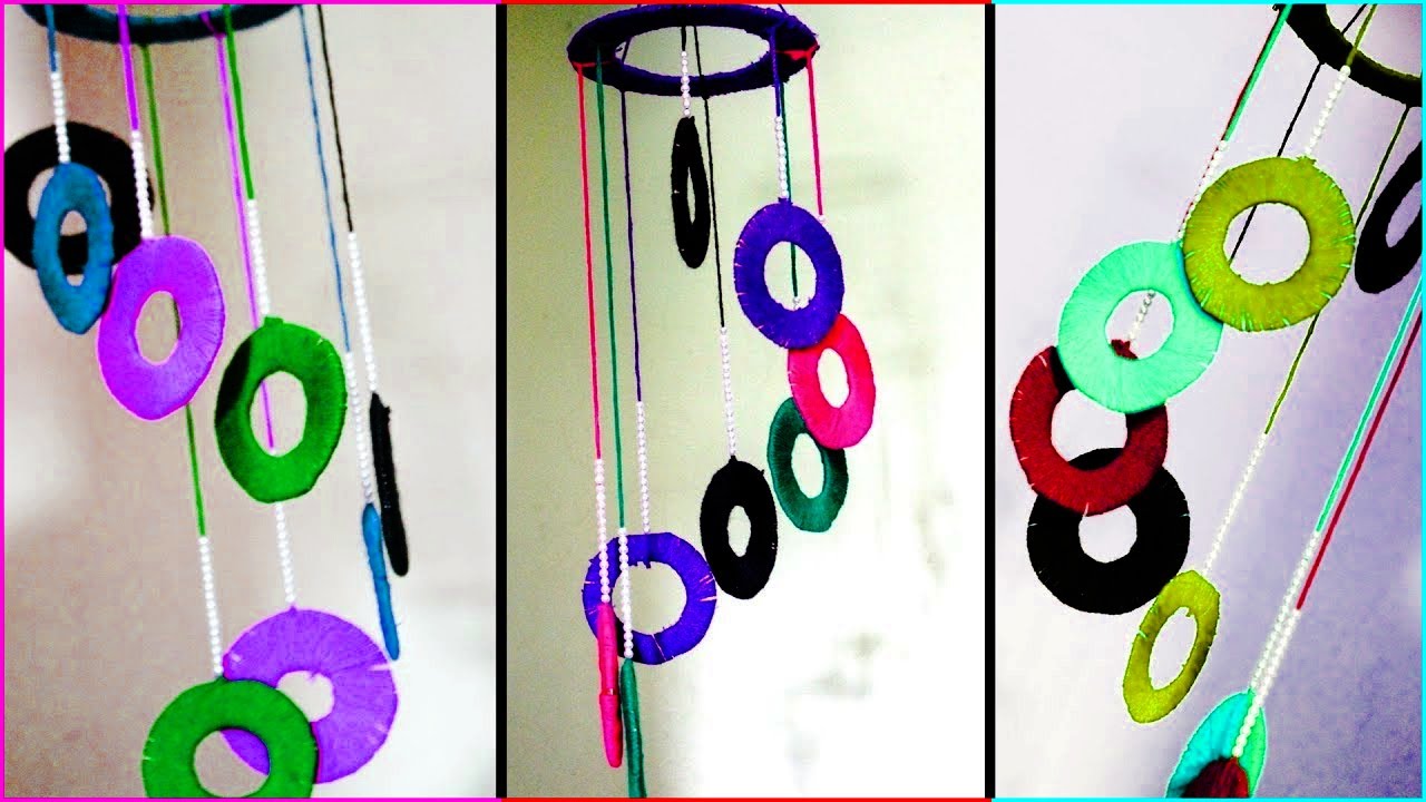 DIY Woolen Wall Hanging for Home  Decoration  Easy way to 