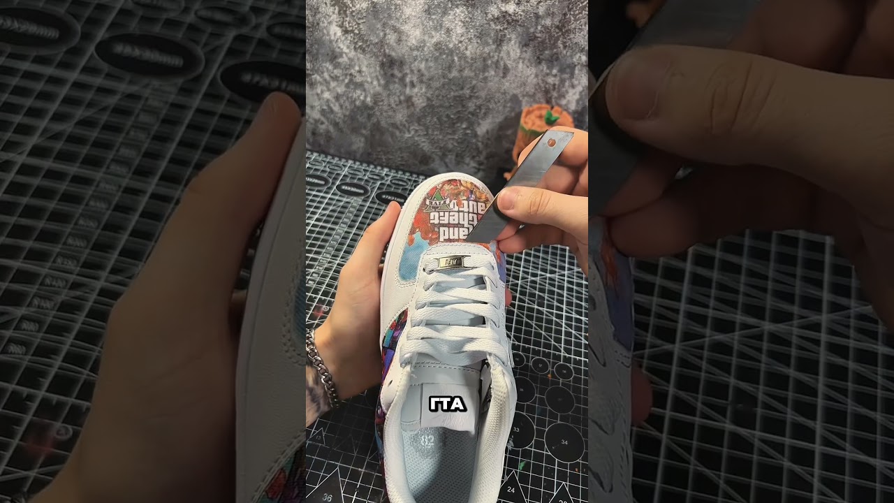 Custom Sneakers GTA | Кастомизация кроссовок стиле GTA 