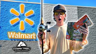 Fishing With ONLY Walmart Brand Lures (Ozark Trail)