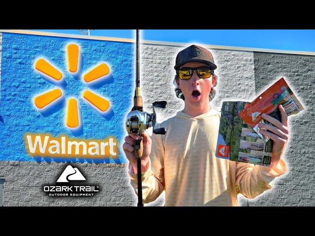 Fishing With ONLY Walmart Brand Lures (Ozark Trail) 