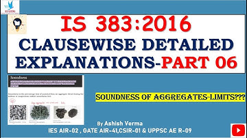 Limits of Soundness of Aggregates|IS 383:2016 Code Explanation||Part-06