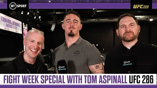 #UFC286 Press Conference Reaction With Tom Aspinall 🔥 Leon Edwards' Homecoming Fight Week Special