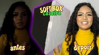 COMO FAZER SOFT BOX CASEIRA ? | ILUMINAÇÃO PROFISSIONAL EM CASA