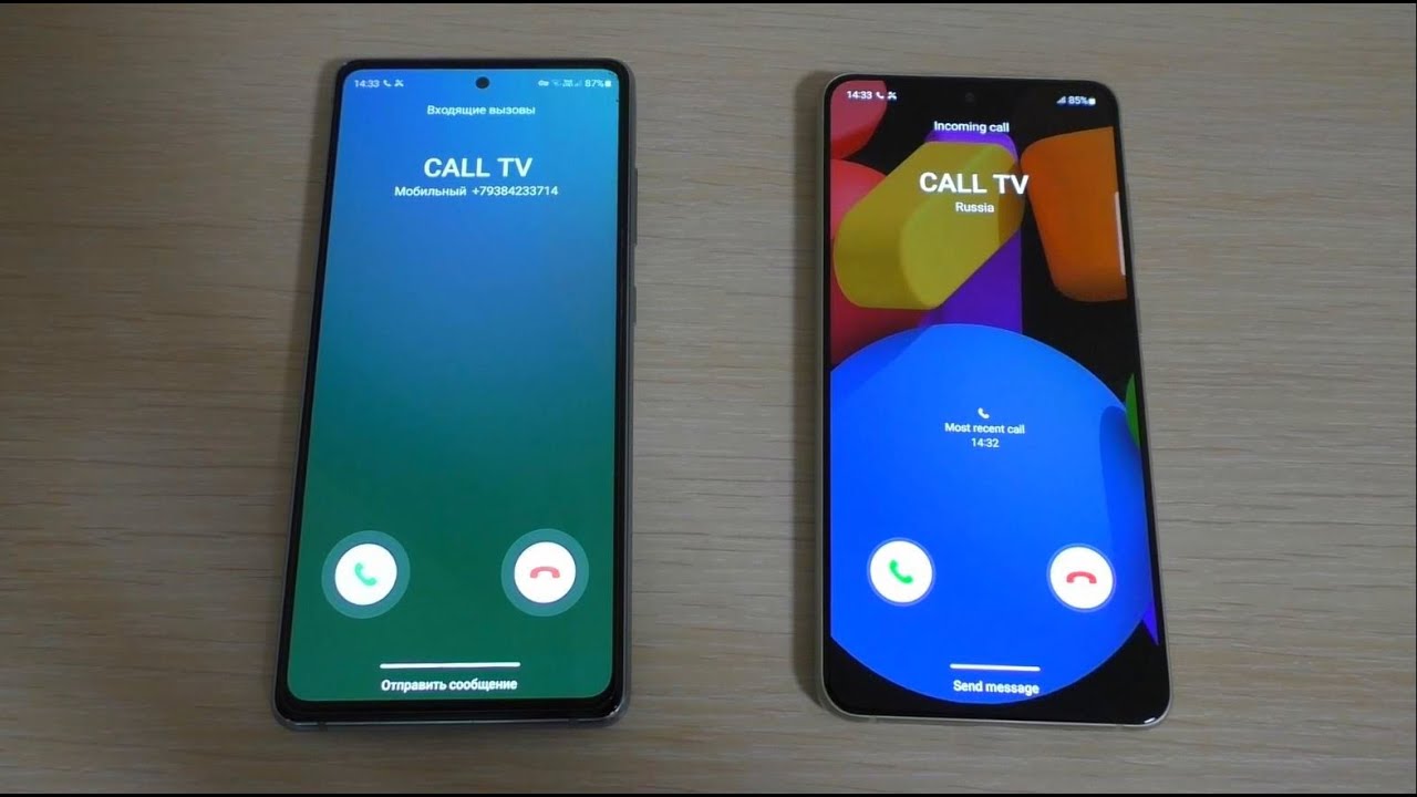 Samsung Galaxy S20FE vs S21FE Incoming Call - Mindovermetal English