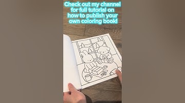 Unboxing my self published KDP coloring book!