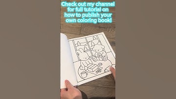 Unboxing my self published KDP coloring book!
