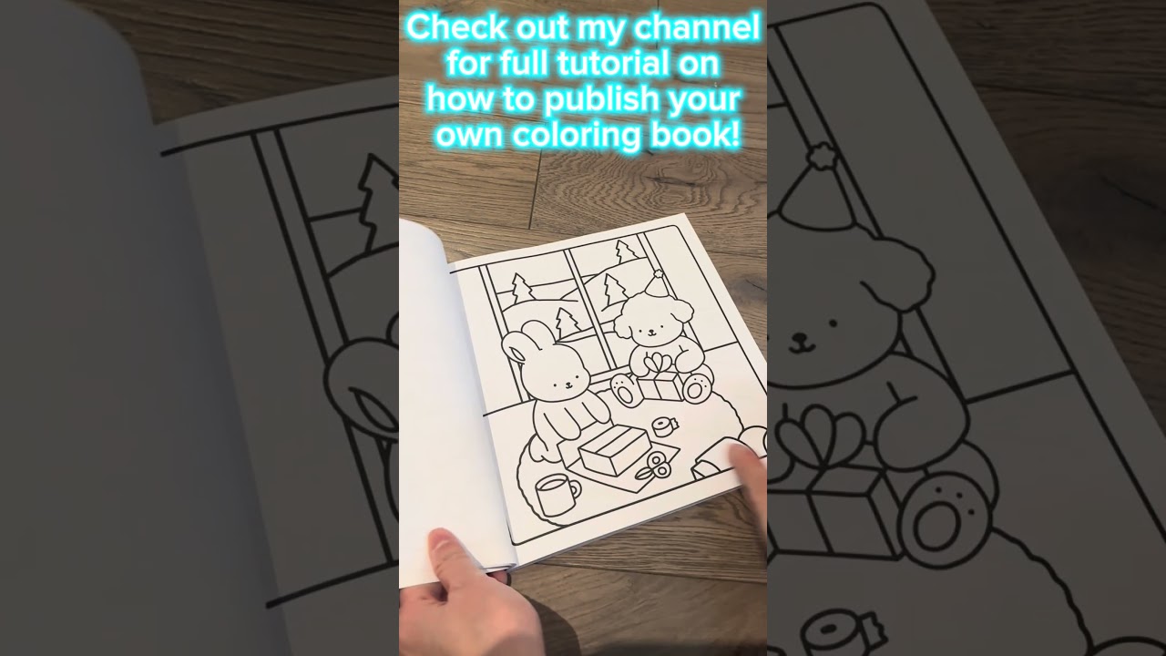 Unboxing my self published KDP coloring book!