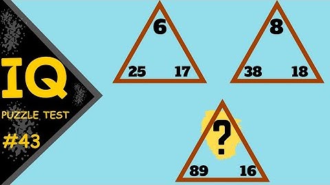 Missing Number Aptitude Puzzle Question Logical Reasoning Analogy IQ Test