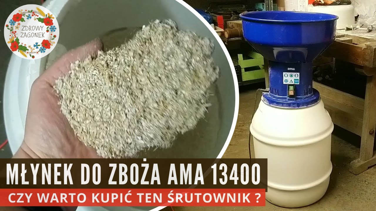 Śrutownik AMA EMC50 13400 Czy warto kupić ten młynek do zboża?
