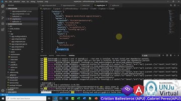 como descargar e instalar bootstrap en mi Proyecto angular UNJU VIRTUAL PARTE 2/2