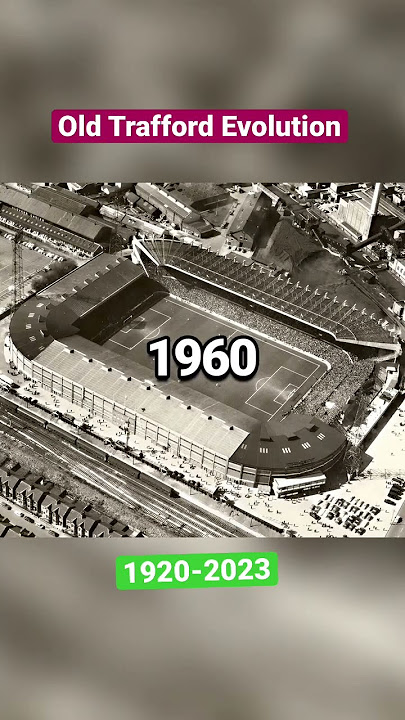 Old Trafford Evolution #manchesterunited #oldtrafford #football #youtubeshorts #stadium