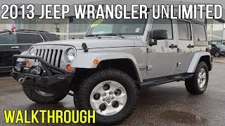 2013 Jeep Wrangler Unlimited Sahara CUSTOM | 2&quot; Lift, XRC Bumper + Winch (Walkthrough)