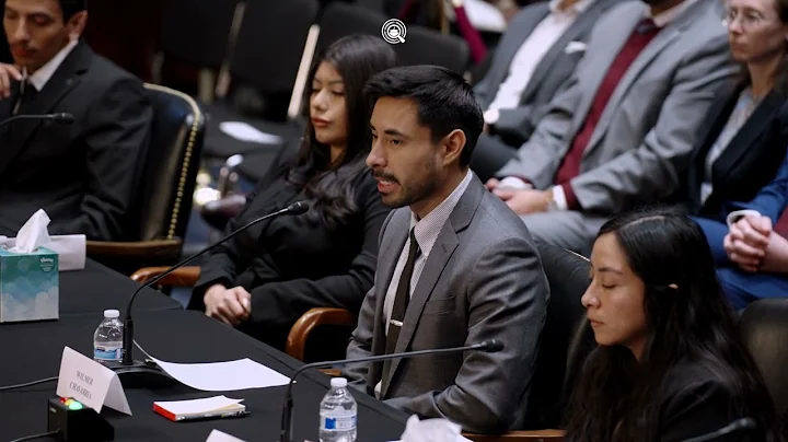 U.S. Citizen Wilmer Chavarria testifies about his detainment and search when re-entering the country