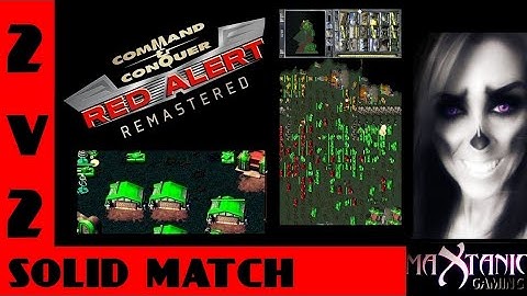 2 on 2 Command & Conquer Red alert Remastered SOLID MATCH!