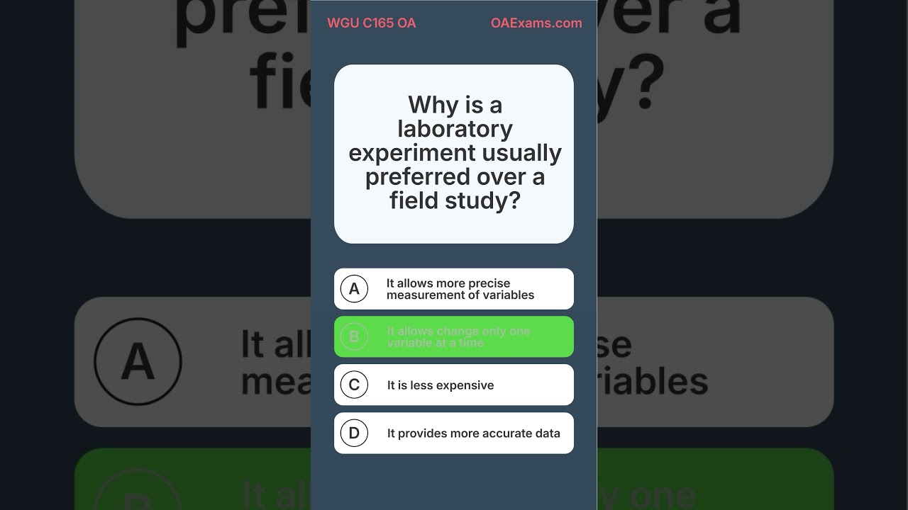 90% Get This Wrong ! 🤯 Try This WGU C165 OA Question!