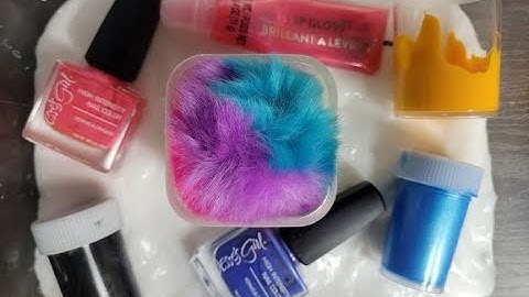 Mixing Random into GLOSSY Slime ! Satisfying Slime Video #132 ASMR