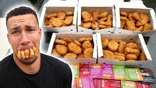100 Mcdonalds Chicken Nugget Challenge 10 Minutes