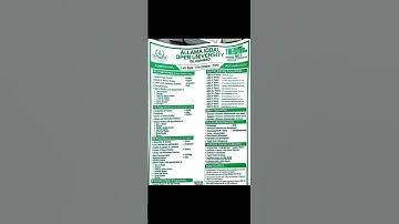 LAST DATE OF AIOU ADMISSION AUTUMN  2023 #viral #aiou #aiou_updates