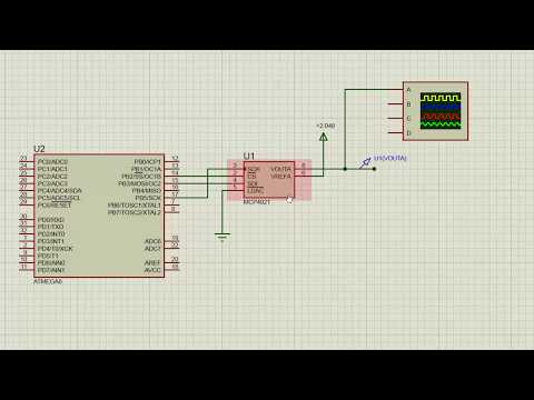 MCP4921 12 битный
