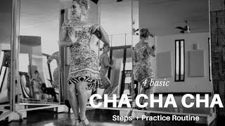 4 Basic Cha Cha Cha Steps + Practice Routine