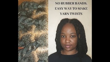 EASY YARN TWIST| SENEGALESE TWIST| ROPE TWIST TUTORIAL FOR BEGINNERS | TWO METHODS SHOWN