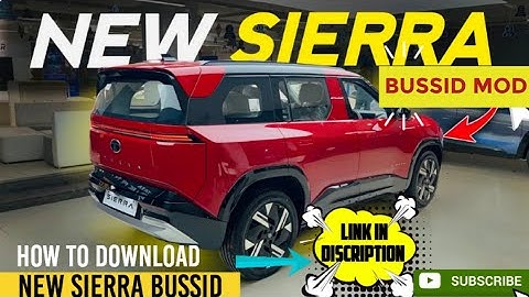 TATA SIERRA 2025 BUSSID CAR MOD | DOWNLOAD NOW FOR BUS SIMULATOR INDONESIA #bussidmod 