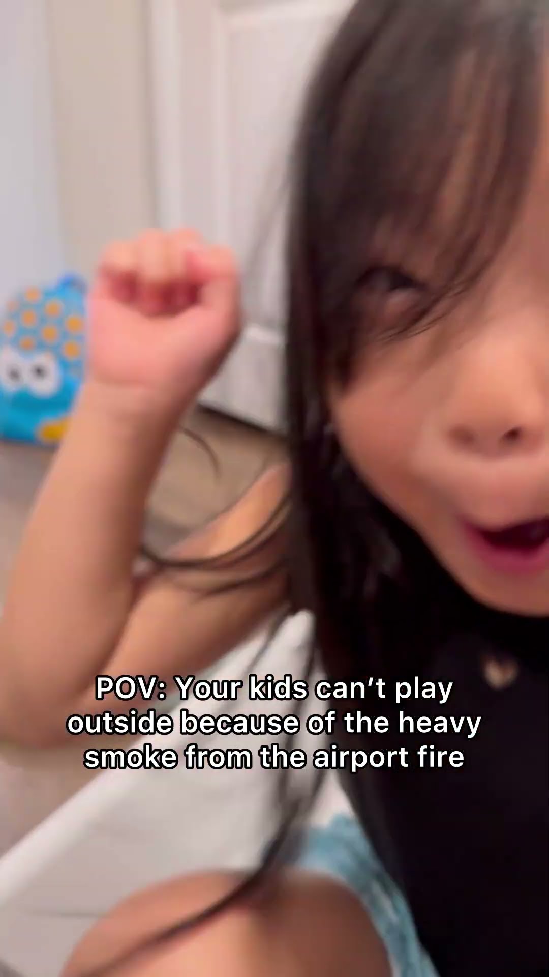 POV: It's not safe to play outside so you bring the fun indoors