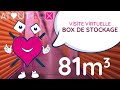 Visite dun box de stockage de 81 mtres cubes