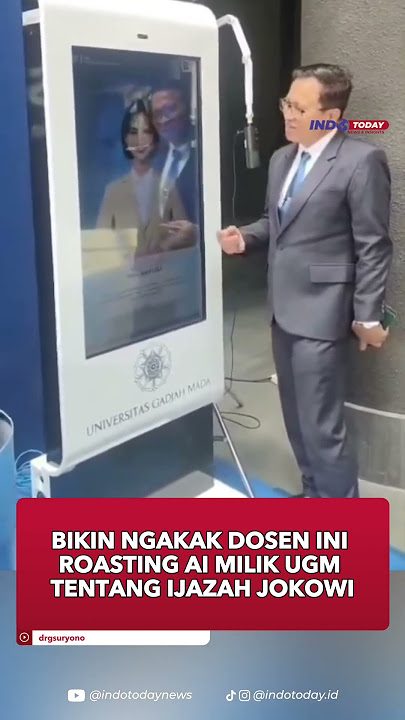 BIKIN NGAKAK DOSEN INI ROASTING AI MILIK UGM TENTANG IJAZAH JOKOWI #dosen #wisuda #mahasiswa