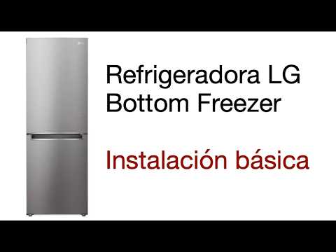 LG Service - Bottom Freezer Refrigerator - Basic Installation
