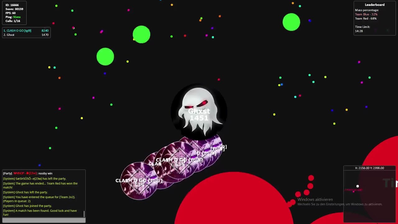 [UNCUT] Gota.io TEAM SCRIMMAGE Mode Popsplit-Tricksplit-Doublesplit ...