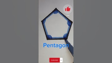 How to draw pentagon #youtubeshorts #pentagon draw #drawing #shapes #educationalvideo