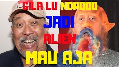INDRO WARKOP JADI ALIEN DI FILM TERBARUNYA GILA LU NDROO