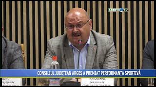 CONSILIUL JUDEȚEAN ARGEȘ A PREMIAT PERFORMANȚA SPORTIVĂ