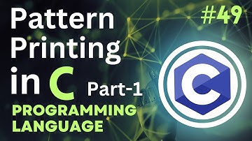 Star Pattern Printing Part-1 in C Tutorial-49 | #CodingWill #Ritik
