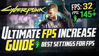 CYBERPUNK 2077: Dramatically increase FPS / Performance with any setup! (Best Settings)  ️️